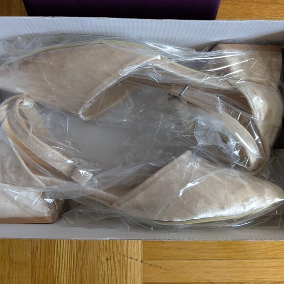 [NEW - In the original box] Wedding velvet heels/Evening from Eleanor Louise. 8 - Picture 6 of 6